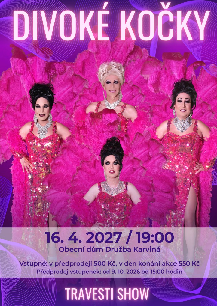 Divoké kočky. Travesti show.