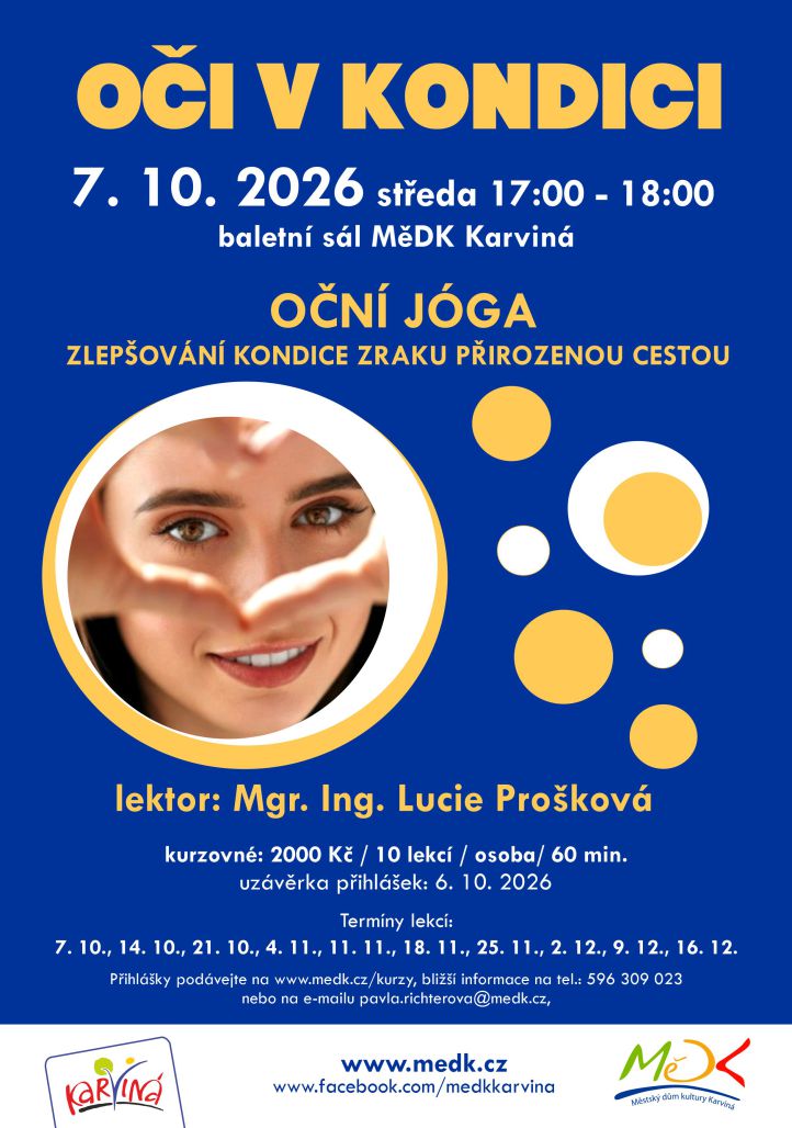 Oči v kondici - oční jóga