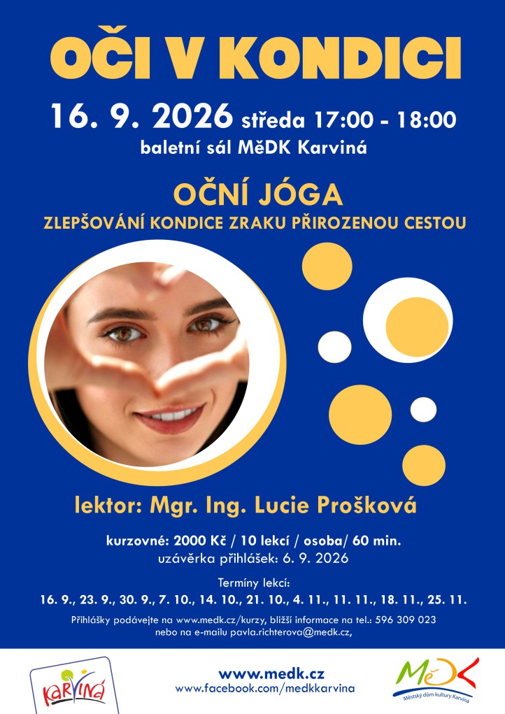 Oči v kondici - oční jóga