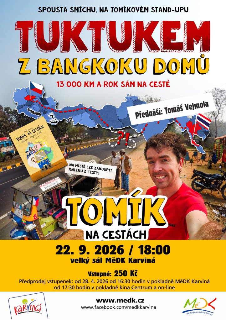 Přednáška tuktukem web