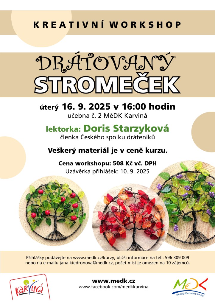 Drátování - kreativní workshop