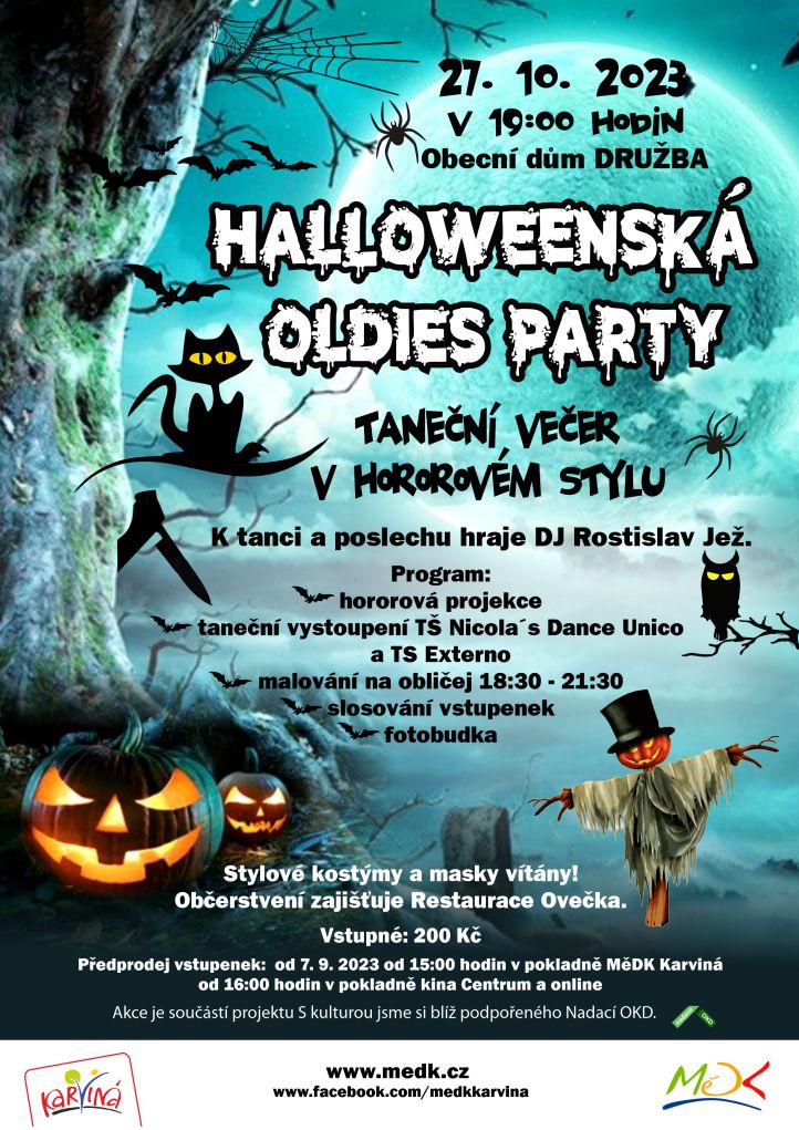 Halloweenská Oldies Party