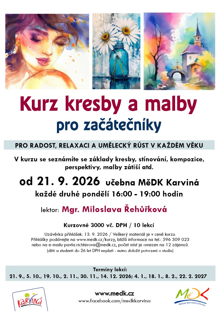 Kurz kresby a malby pouze pro začátečníky
