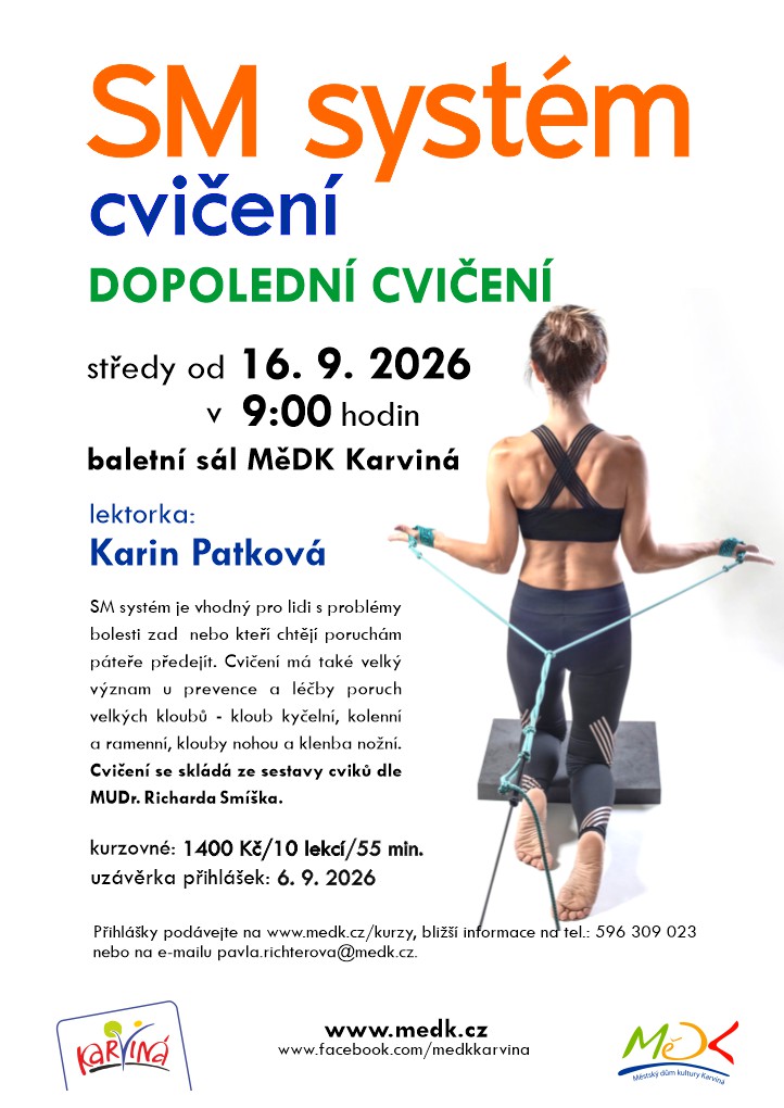 SM systém cvičení (dopolední)