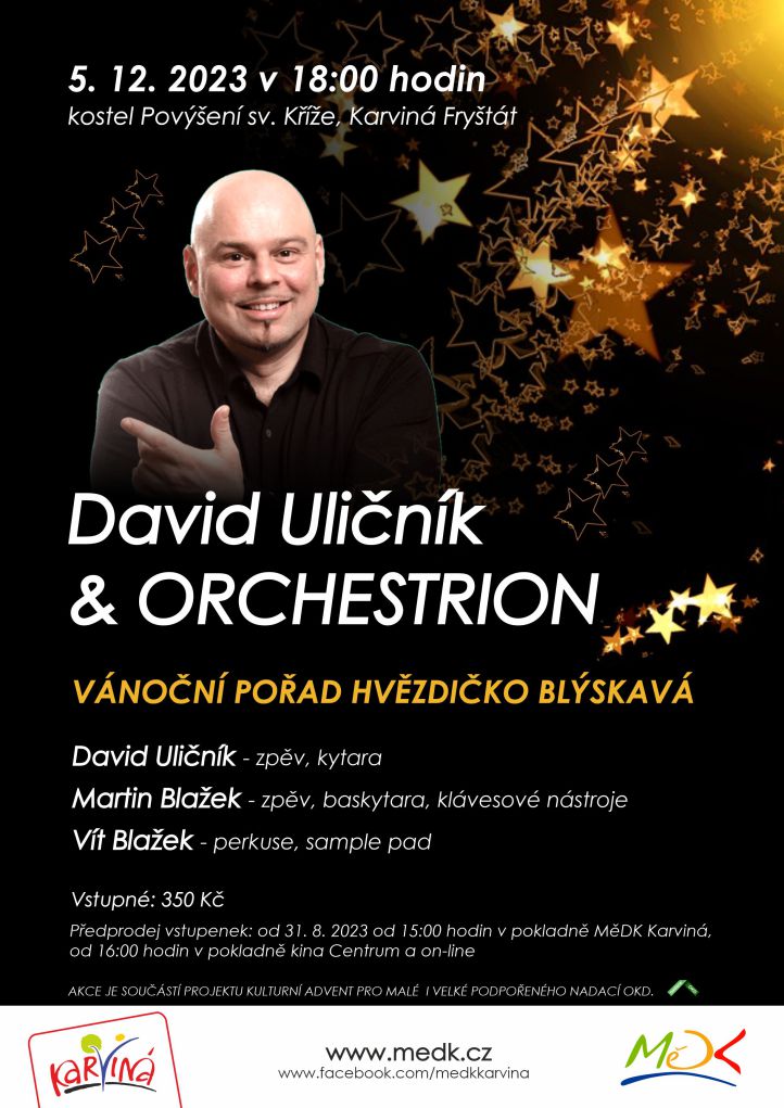 Vánoční koncert David Uličník & ORCHESTRION
